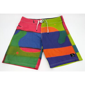Lost Resinworks Board Shorts Swim Surf Trunks Mens Size 36 Geometric Drawstring